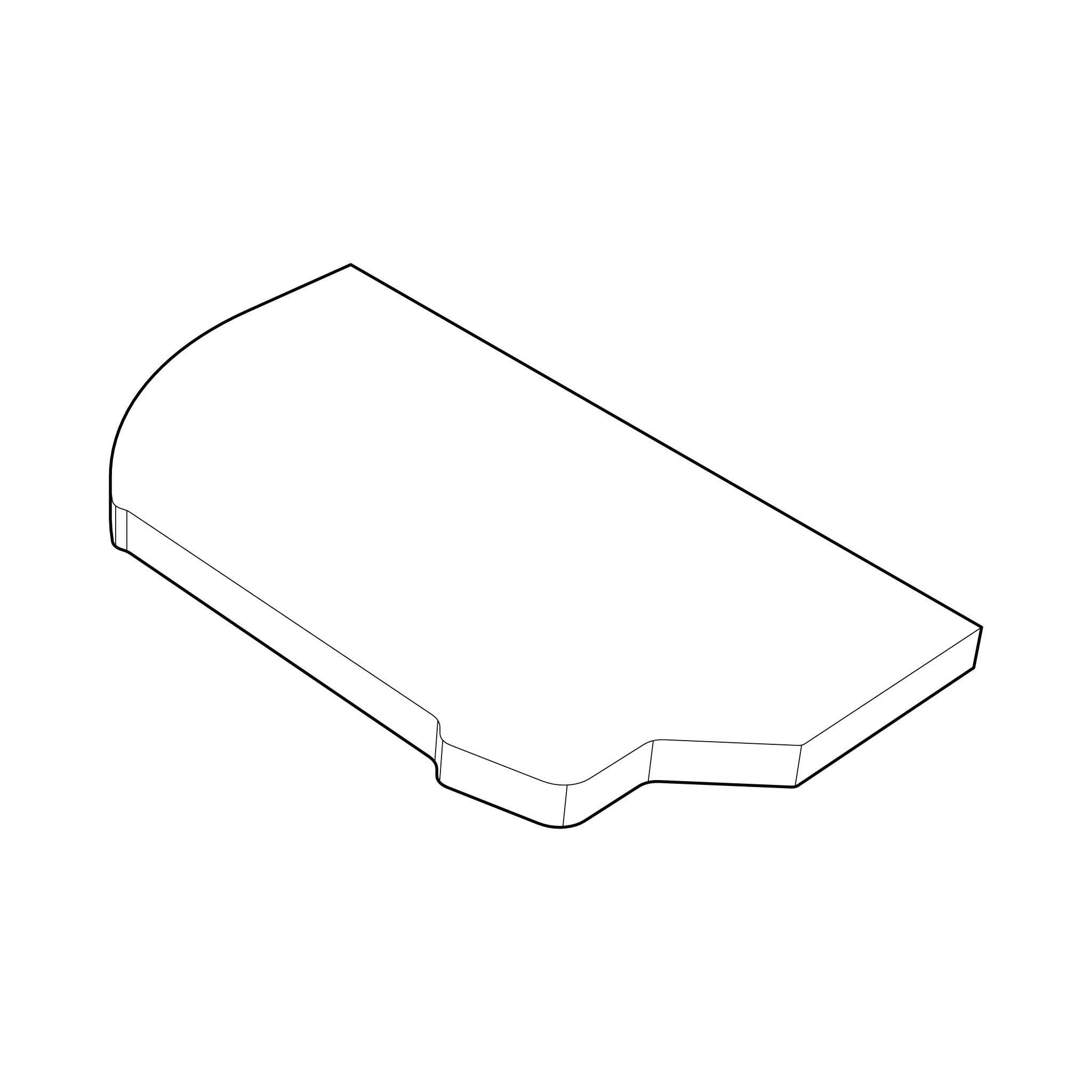Dome XL (Gen 2) Stone Replacement Kit - Left